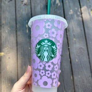 Daisy Reusable Starbucks Cup | Cold Cup | Birthday Gift | Gift | Christmas Gift