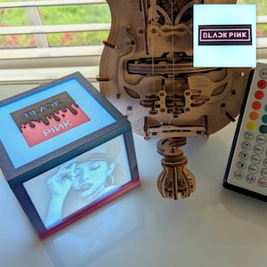 Personalized K-pop BlackPink music sync light Box (Lithophane)