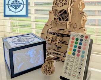 Personalized K-pop ATEEZ music sync light Box (Lithophane)