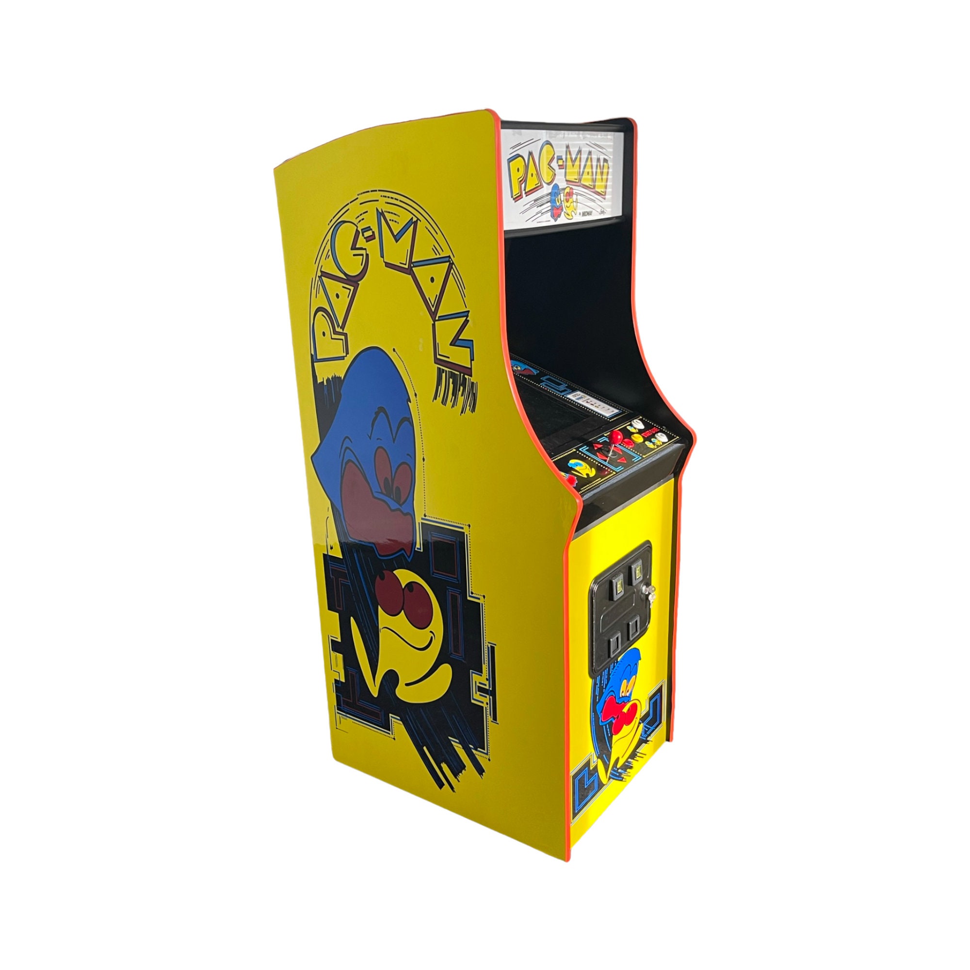 Pacman Full Size Arcade Machine Upgraded With 60 Games Etsy