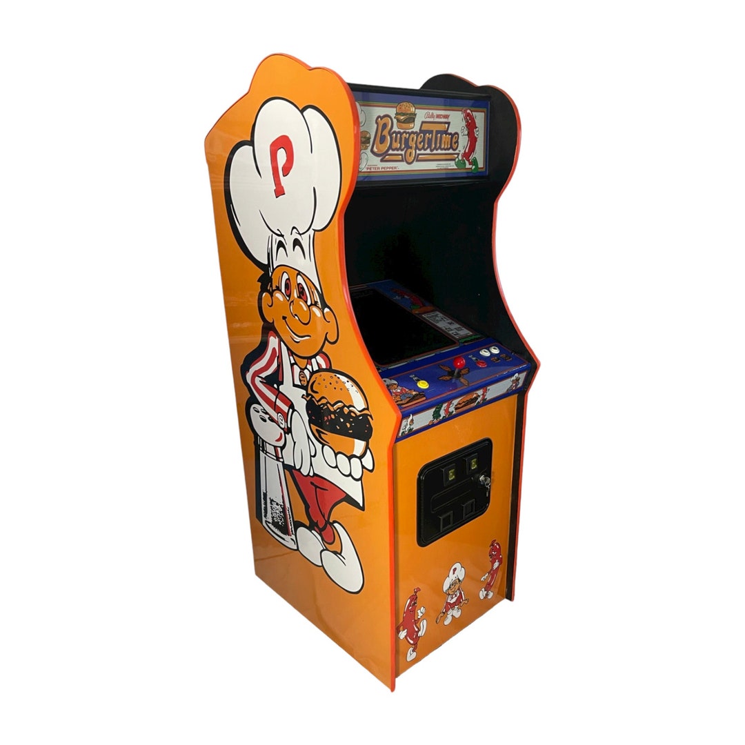 Burgertime Full Size Arcade Machine Upgraded With 60 Games Etsy