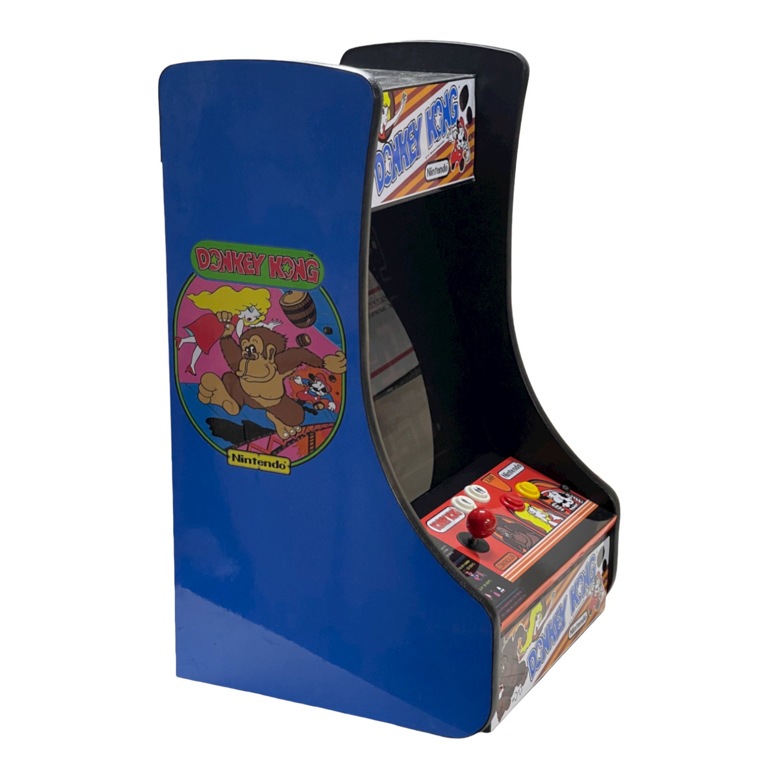 Donkey Kong Countertop Arcade Machine Upgraded With 60 Games Etsy