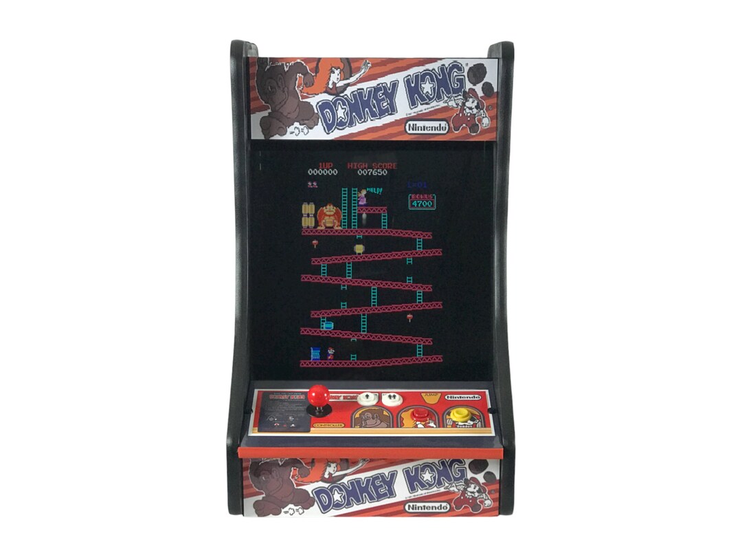 Donkey Kong Countertop Arcade Machine 60 Games Etsy