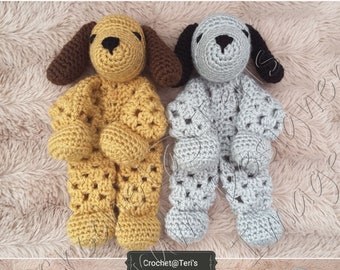 Puppy Dog Granny Hexagon Lovey PATTERN ONLY