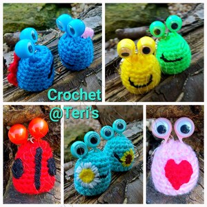 Bug and Alien (Googly Eyed) Keychains PATTERN ONLY