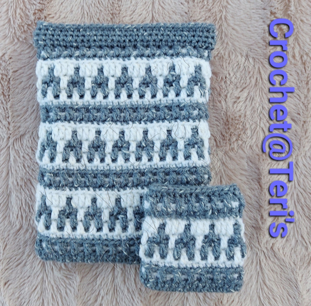 Mosaic Cat Tail Kindle and Coin Pouches PATTERN ONLY - Etsy