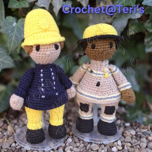 Firemen Past and Present PATTERN ONLY