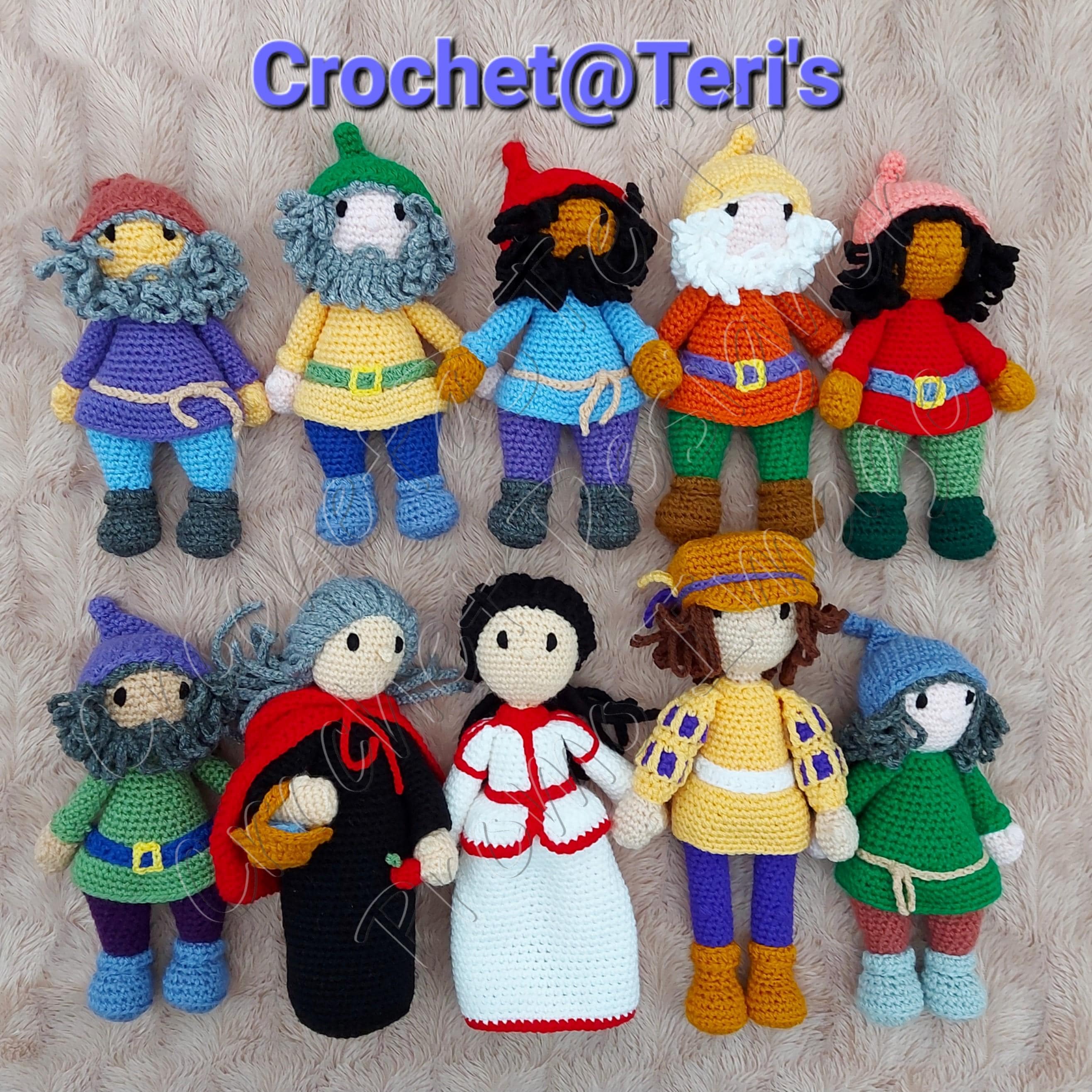 かぎ針編みの七人の小人 - Etsy 日本