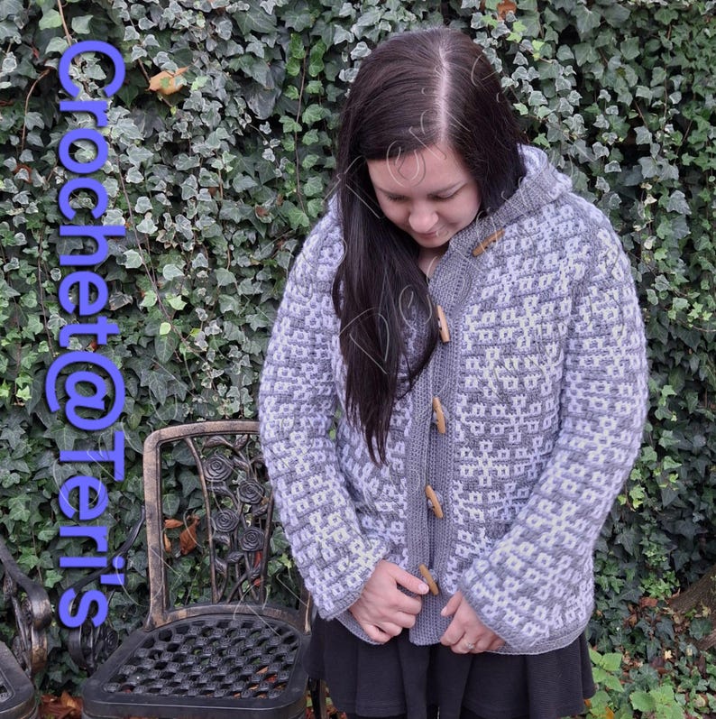 Snowflake Mosaic Duffel Coats (2 Designs) PATTERN ONLY Etsy UK
