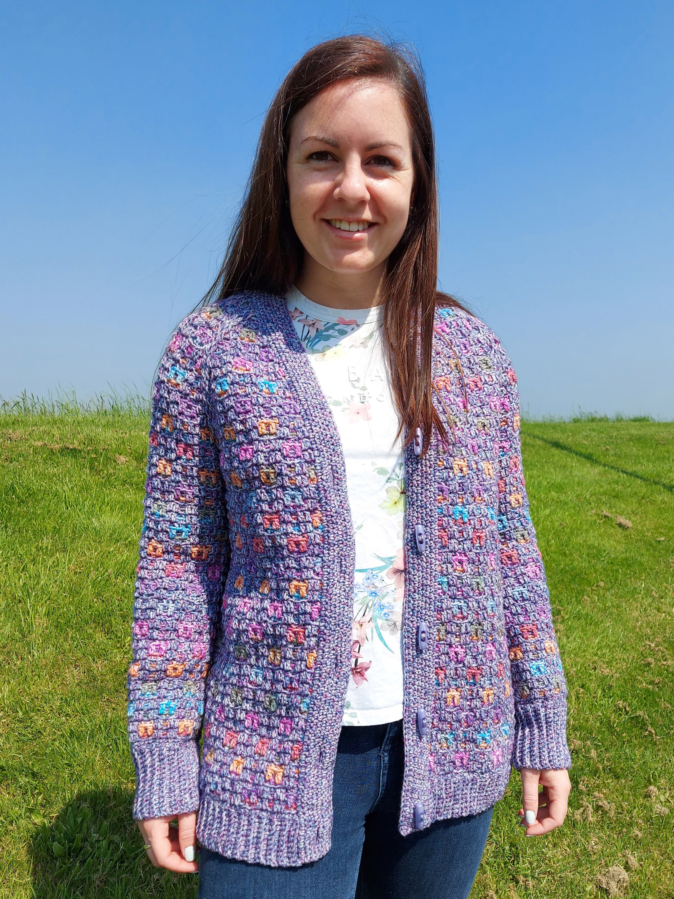 Little Boxes Mosaic Cardigan Pattern - Etsy