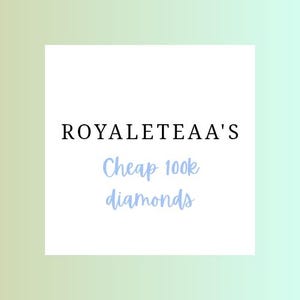 100k cheap and quick royale high diamonds!