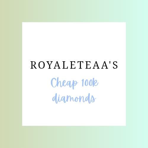 100k cheap and quick royale high diamonds!