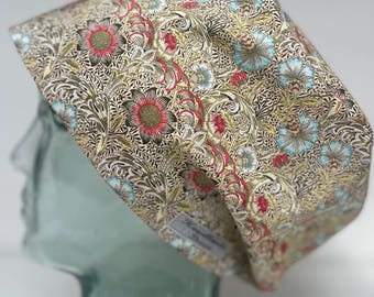Casquette vintage Garden Design Scrub Hat : coton. Fait main au Royaume-Uni