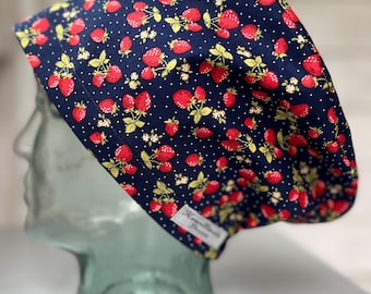 Bonnet d'exfoliation design Strawberry Fields