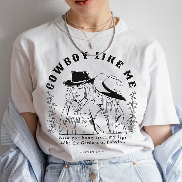 Cowboy Like Me WLW Swiftie Boygenius Sapphic Evermore T-shirt