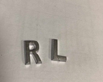 Large Lead Letters (R&L) (10Packs)