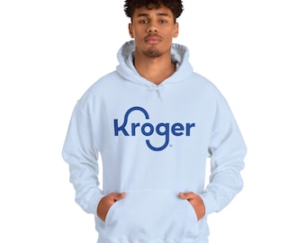 Felpa con cappuccio e logo Kroger / Felpa con logo di marca