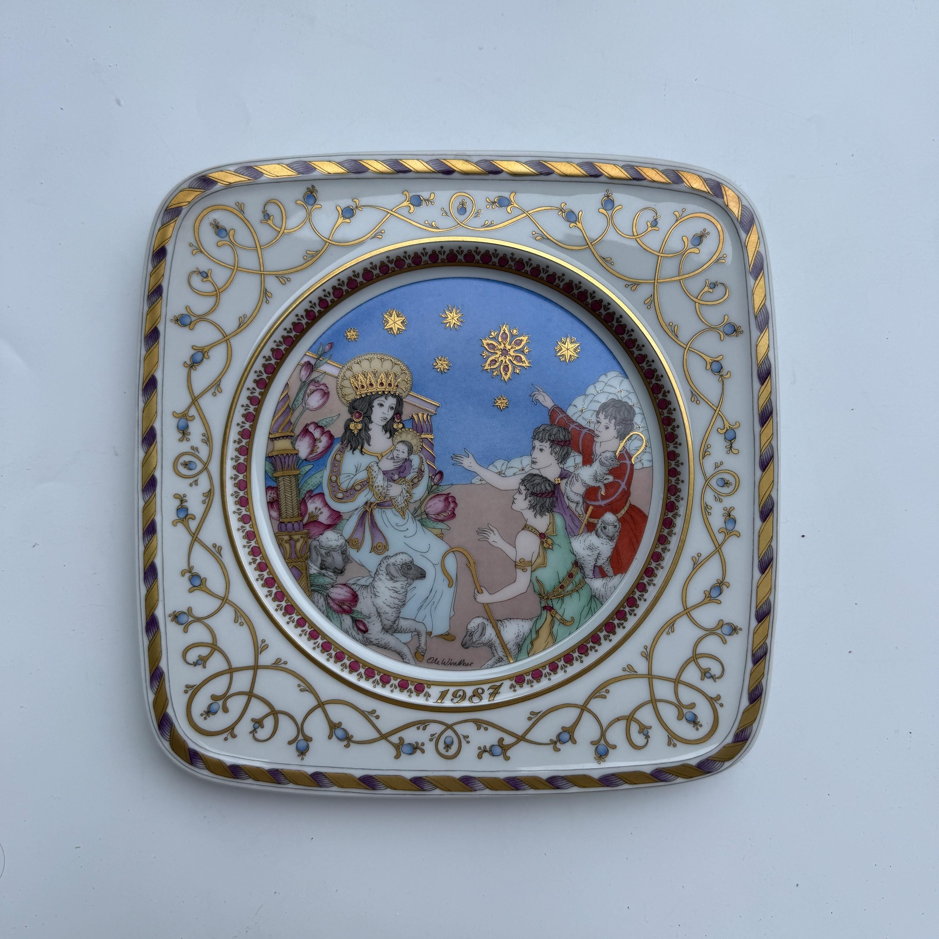 オーレ・ヴィンター（フッチェンロイター） クリスマスプレート