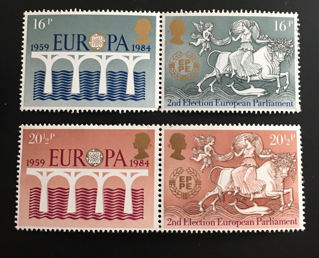 1984 UK GB MINT Postage Stamps 25th Anniversary of the European