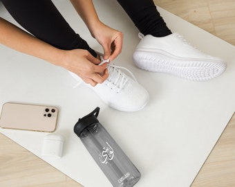Custom Arabic Calligraphy Sports Water Bottle, Personalized Gift
