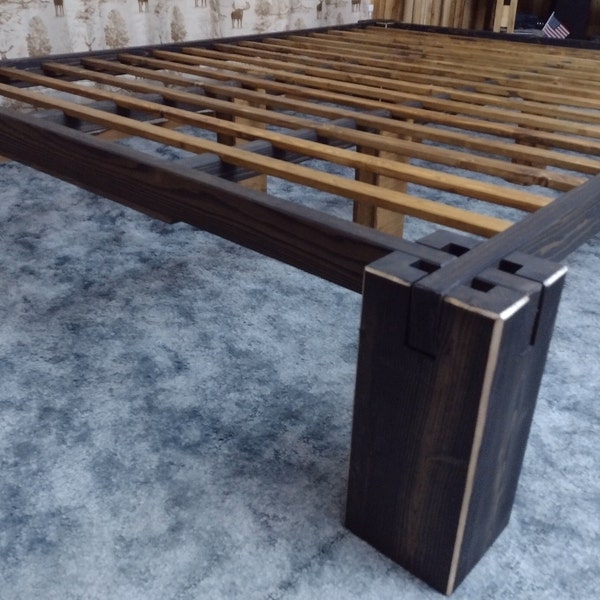 Japanese Joinery Bed Frame Etsy