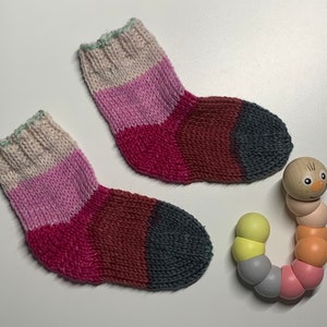 Children&#39;s socks size 20/21, hand-knitted stockings, cozy socks