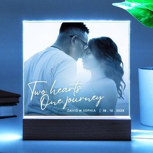 Cadeaux de fiançailles, cadres de fiançailles, cadeaux de fiançailles, cadeaux de fiançailles pour couple, coffret cadeau, cadeau de fiançailles personnalisé pour couple