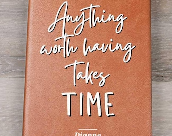 Personalized Name Journal, Mental Health Gift for Her, Healing Journal, Self-Growth Reflection Diary, Recovery Journal Therapy Gift Notebook