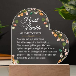 School Leader Gifts Teacher Thank you Gift for School Principal Best Principal Appreciation Gifts End of Year Educators Gift School Mentor
