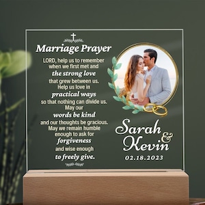 Wedding Gift for Couple Unique, Gift for Son Daughter in Law Wedding, Gift for Son on Wedding Day Christian Gift My Son and Daughter in law