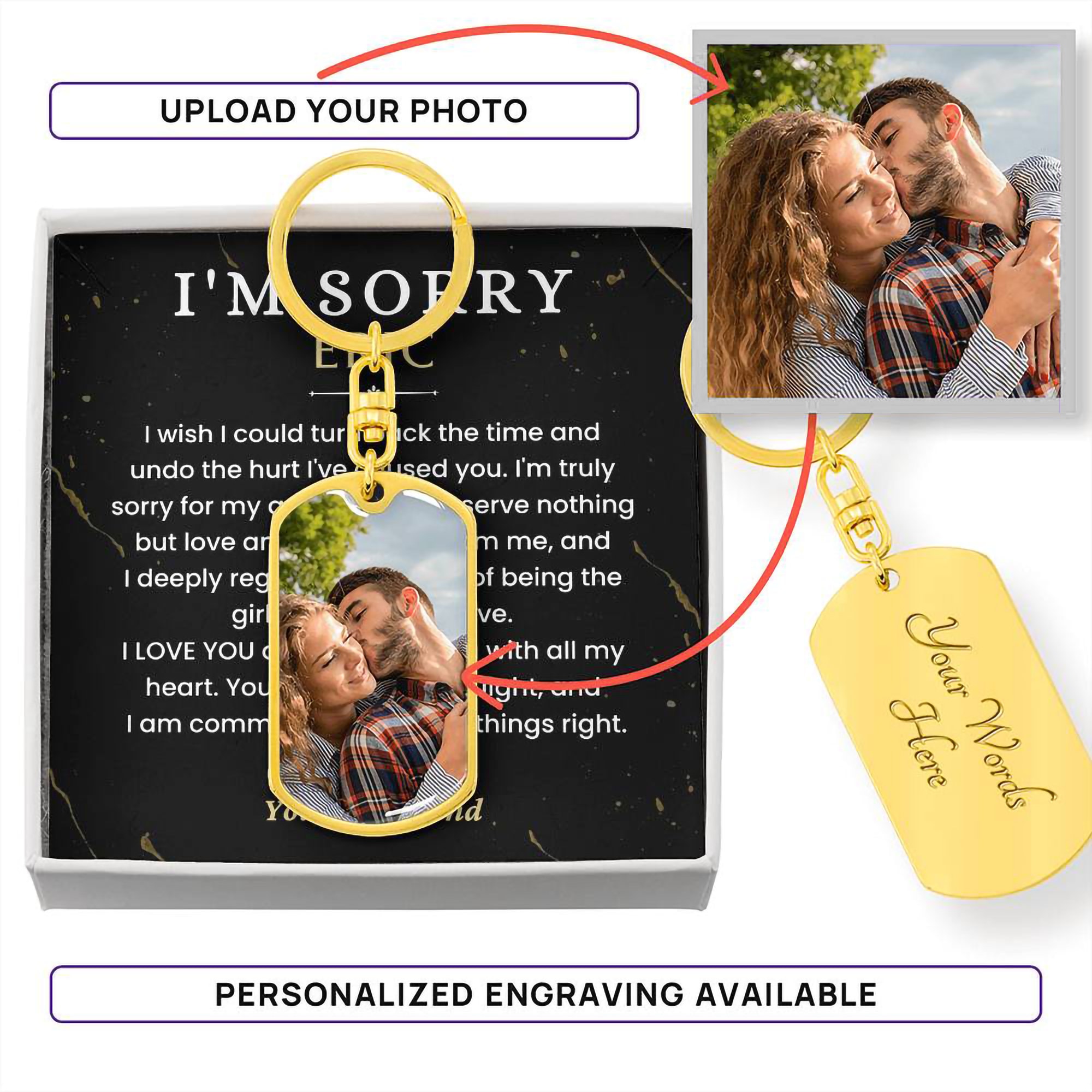 Apology Gift for Men Husband Boyfriend, Sorry Gift for Him 