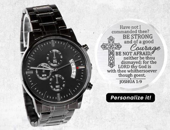 Toff London Regali fotografici personalizzati per uomini e ragazzi, orologio con movimento analogico al quarzo, orologio su misura