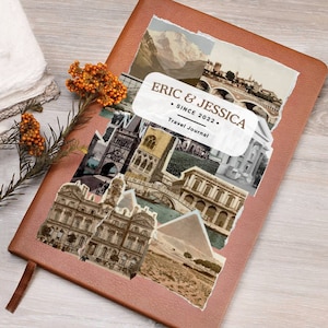 Travel Journal for Couple, Anniversary Journal, Couple Journal, Anniversary Gift for Him for Her, Couple Travel Journal, Gift for Boyfriend