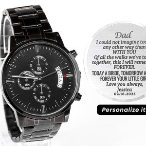 Father of the Bride Gift from Daughter, Dad Gift from Bride, Dad Gift from Daughter on Wedding Day, Gift for Dad from Daughter at Wedding