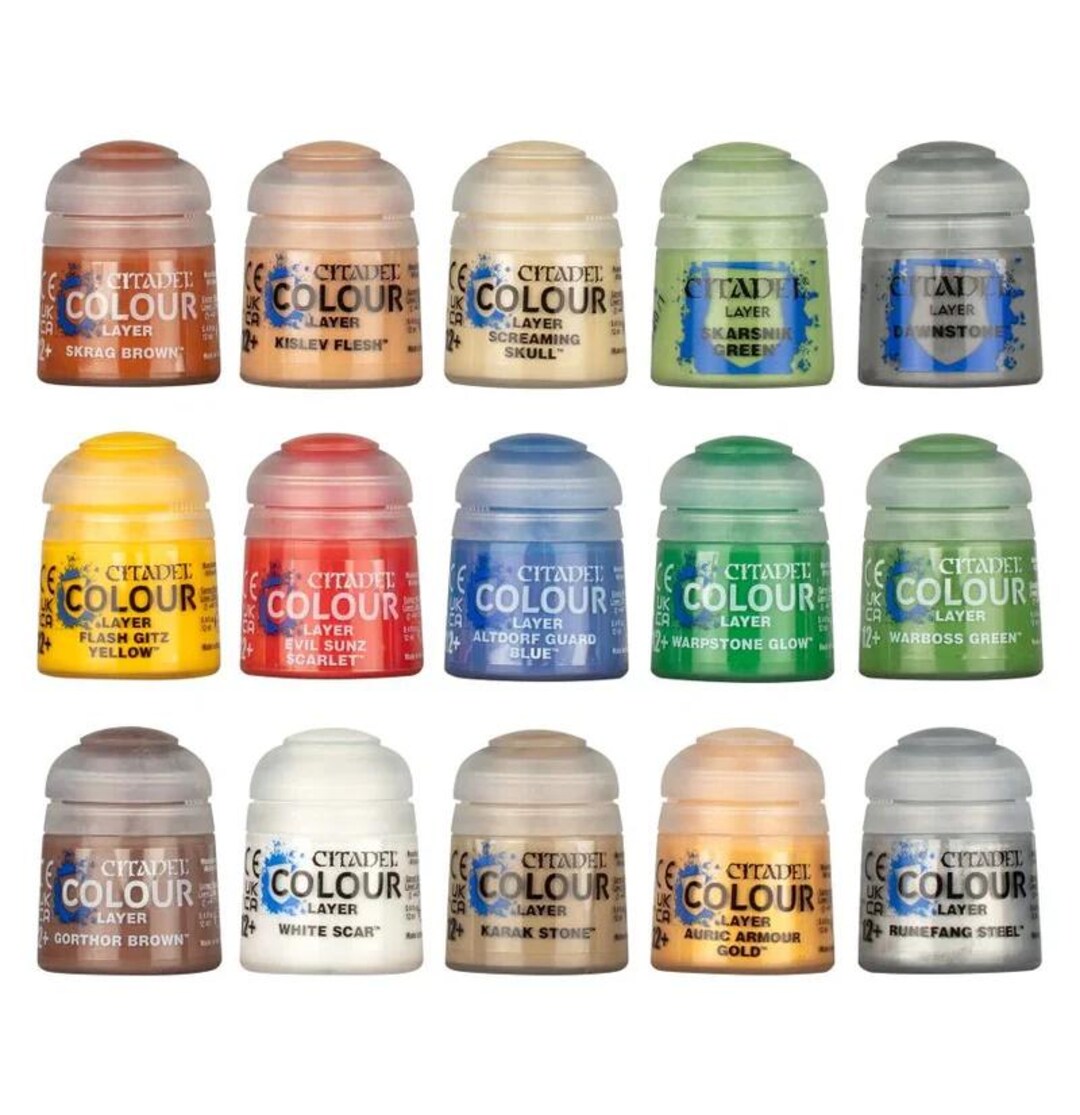 Layer Set of Citadel Paints - Etsy