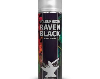 Spray negro cuervo Colour Forge