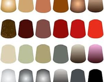 T'au Empire (Vior'la Sept) Parade Ready Citadel Paint Bundle