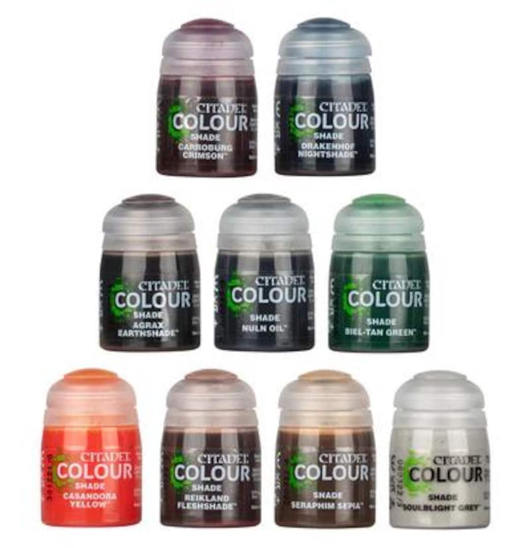 Shade Set of Citadel Paints - Etsy
