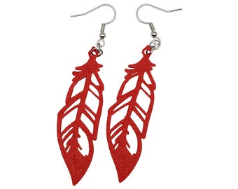 3D Printed Feather Earrings