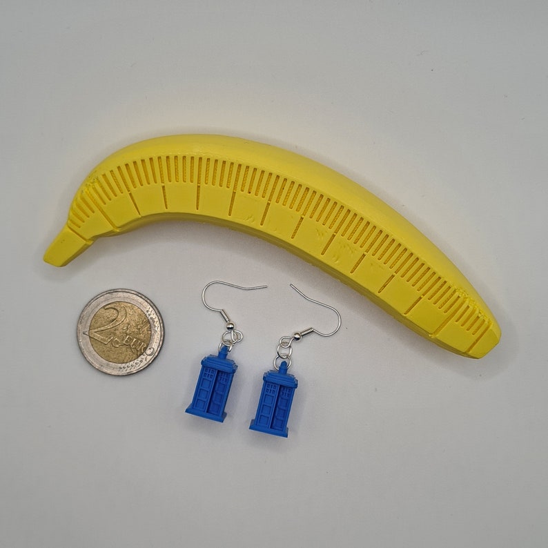 3D Printed TARDIS Earrings from Doctor Who image 5