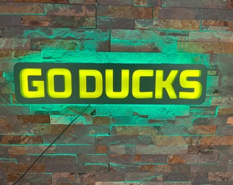 Custom Sports Logo LED Lighted Wall Sign, Bar Sign, Man Cave, Night Light