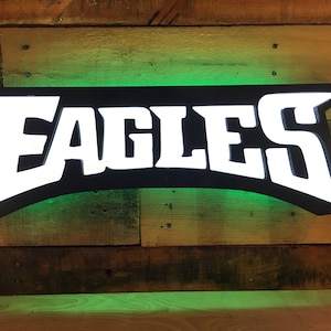 Custom Sports Logo LED Lighted Wall Sign, Birthday, Bar Sign, Neon,Night Light
