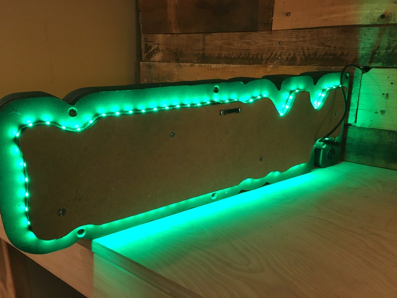 Custom Sports LED Wall Sign: Sports Bar, Man Cave - Etsy