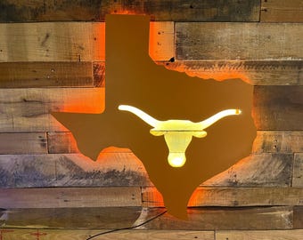 TEXAS LED Lighted Wall Sign