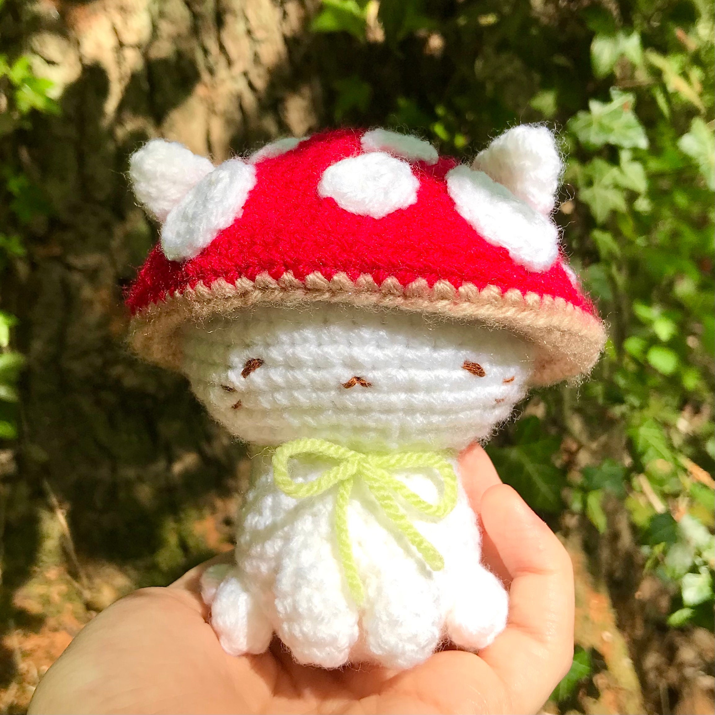 Baby Mushroom Crochet Plushie Desk Decor Mushie Person Cottage Core Kawaii  Mushroom Person Mushroom Mushie Mush Plush Mushroom Guy 