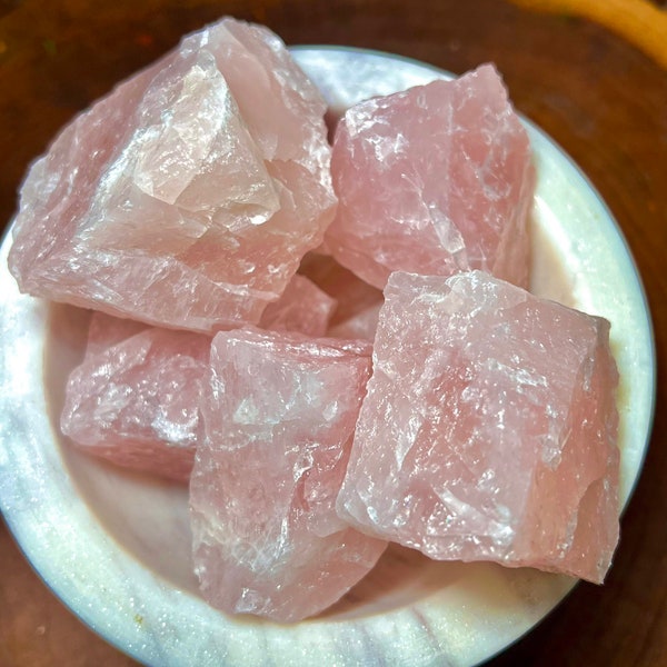Rose Quartz, Raw Rose Quartz, Rough Rose Quartz Crystal, Natural Rose Quartz,1.5”-2”, wholesale, Bulk Rose Quartz, 8 oz., 1 Lb., 5lb., 10