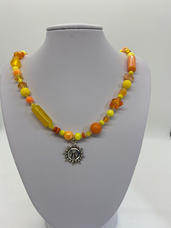 Winx Club Stella Inspired Necklace Yellow Orange Etsy