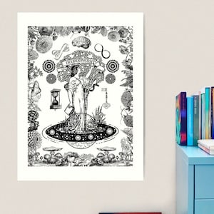 Embrace Neurodiversity Poster, Autism Awareness Disability Poster, Autistic Pride, ASD, ADHD, SPD, Queer Art, Counselor Therapy Office Decor