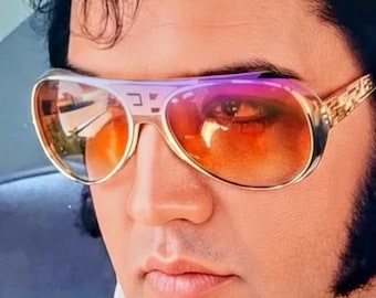Elvis Ep Sonnenbrille CEE UV400 Gold Silber
