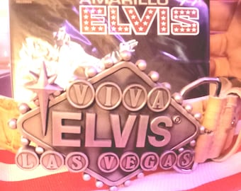 ELVIS LAS VEGAS Exclusive crocodile belt made in Italy, single color